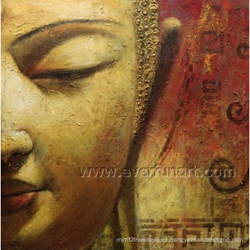 Pintura al óleo de la pintura al óleo de Buddha de la alta calidad (BU-024)